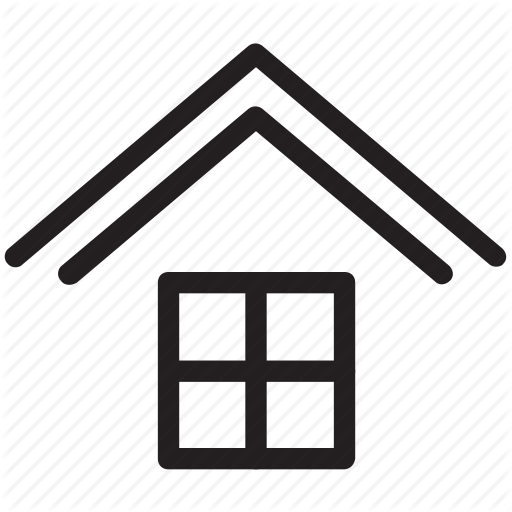 House Window Logo - Apartment, home window, house window, hut window, window icon