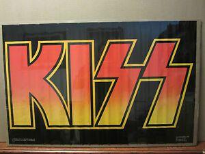 Original Kiss Logo - KISS LOGO rock n roll original 1977 Vintage Poster 580 | eBay