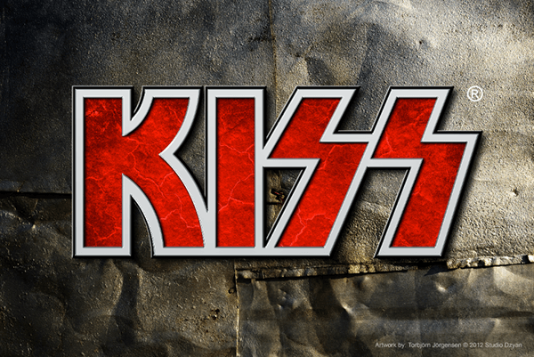 Original Kiss Logo - KISS logotype on Behance