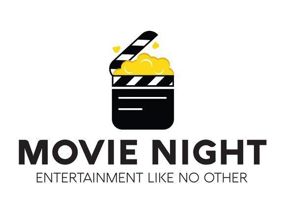 Movie Night Logo - Movie Night Logo Template ~ Logo Templates ~ Creative Market