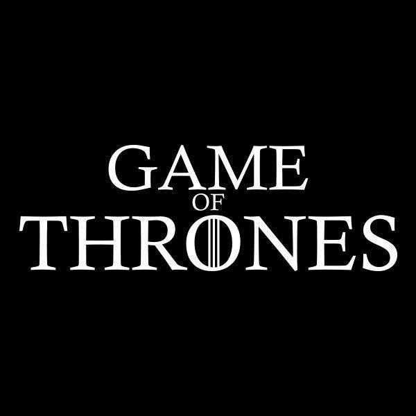 Game of Thrones Black and White Logo - Game of Thrones T-shirt - Lola Camisetas