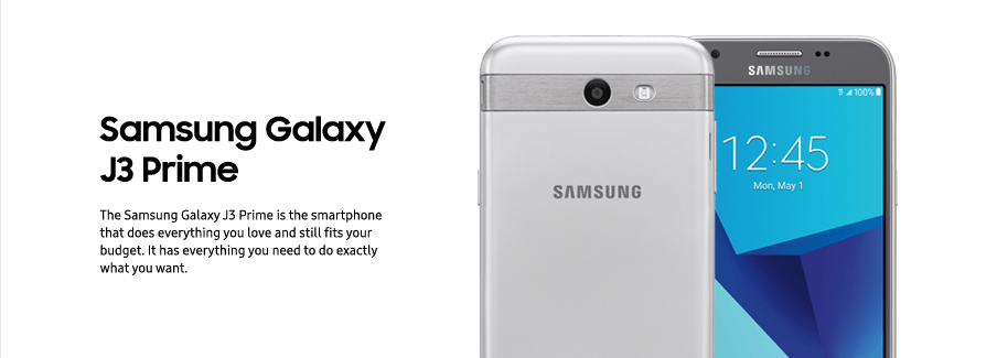 Samsung Galaxy J3 Logo - Samsung Galaxy J3 Prime Silver