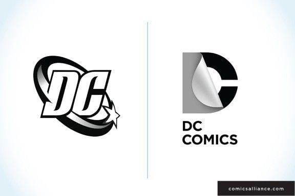 Black and White DC Logo - The New DC Logo. Crazy 4 Comic Con