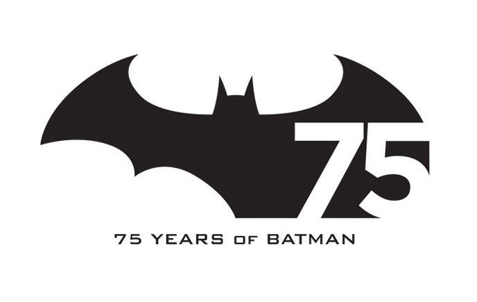 Black and White DC Logo - DC Comics unveils new Batman logo for 75th anniversary