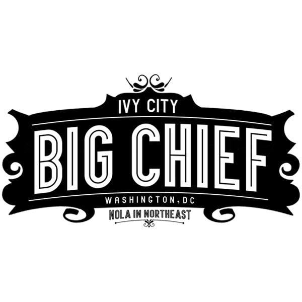 Black and White DC Logo - Big Chief. Ivy City, Washington, D.C. Bar & Event Space