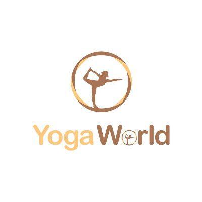 Tan World Logo - Yoga World Logo. Logo Design Gallery Inspiration