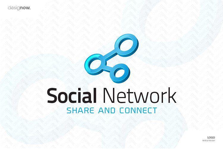 Network Company Logo - Social Network Logo Logo Templates Creative Market