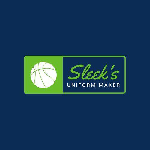 Lime and Blue Logo - Blue and Neon Green Basketball Logo - Templates by Canva