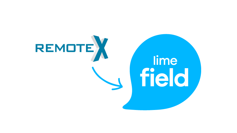 Lime and Blue Logo - RemoteX Changes Name Becomes Lime Field Technologies.com