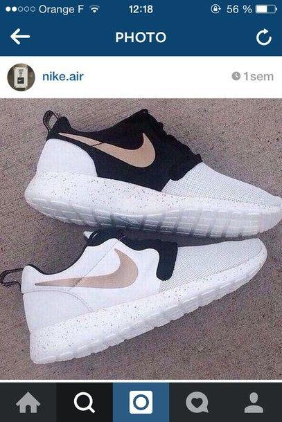 Cute Black and White Nike Logo - nike air, nike, roshe runs, shoes, nike running shoes, nike roshe ...