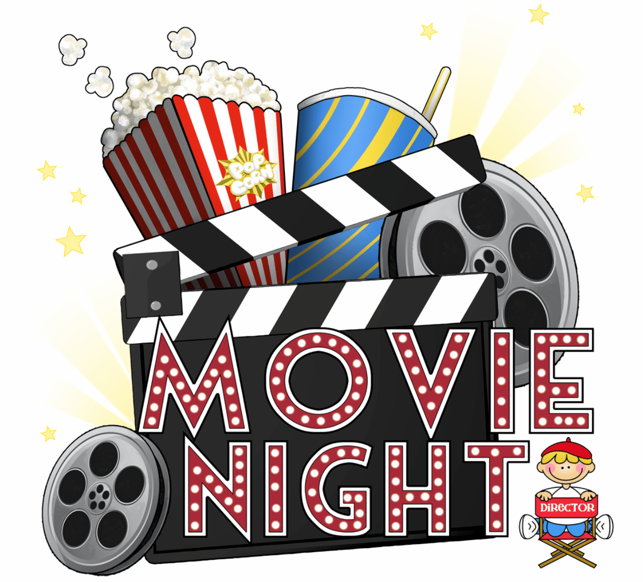 Movie Night Logo - Movie Night -