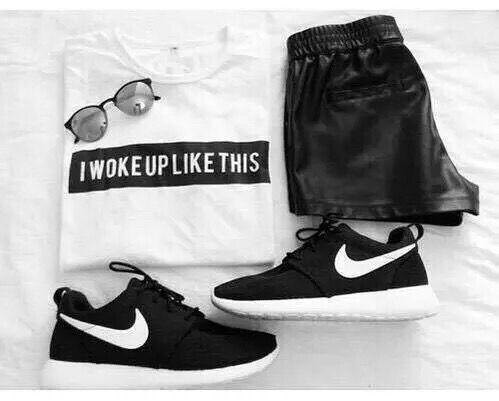 Cute Black and White Nike Logo - Image about girl in Nike by Jacsive on We Heart It