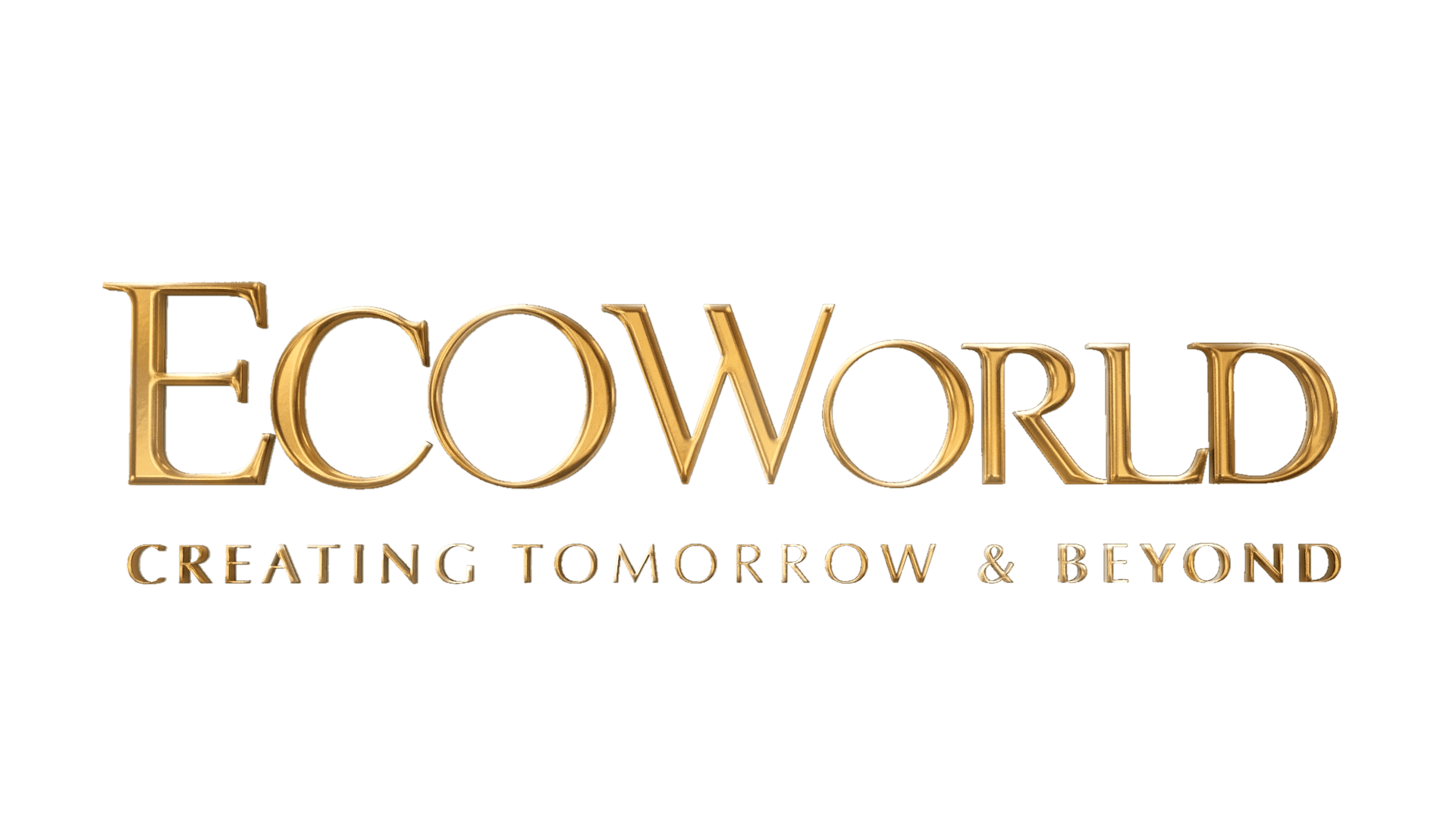 Tan World Logo - EcoWorld - Creating Tomorrow and Beyond