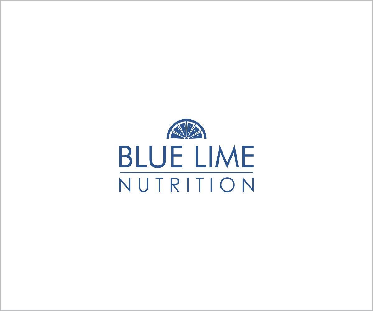 Lime and Blue Logo - Professional, Upmarket, Business Logo Design for Blue Lime Nutrition ...