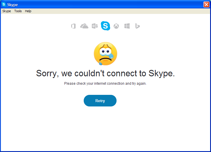Current Skype Logo - Cannot connect to Skype for Windows XP and Windows Vista