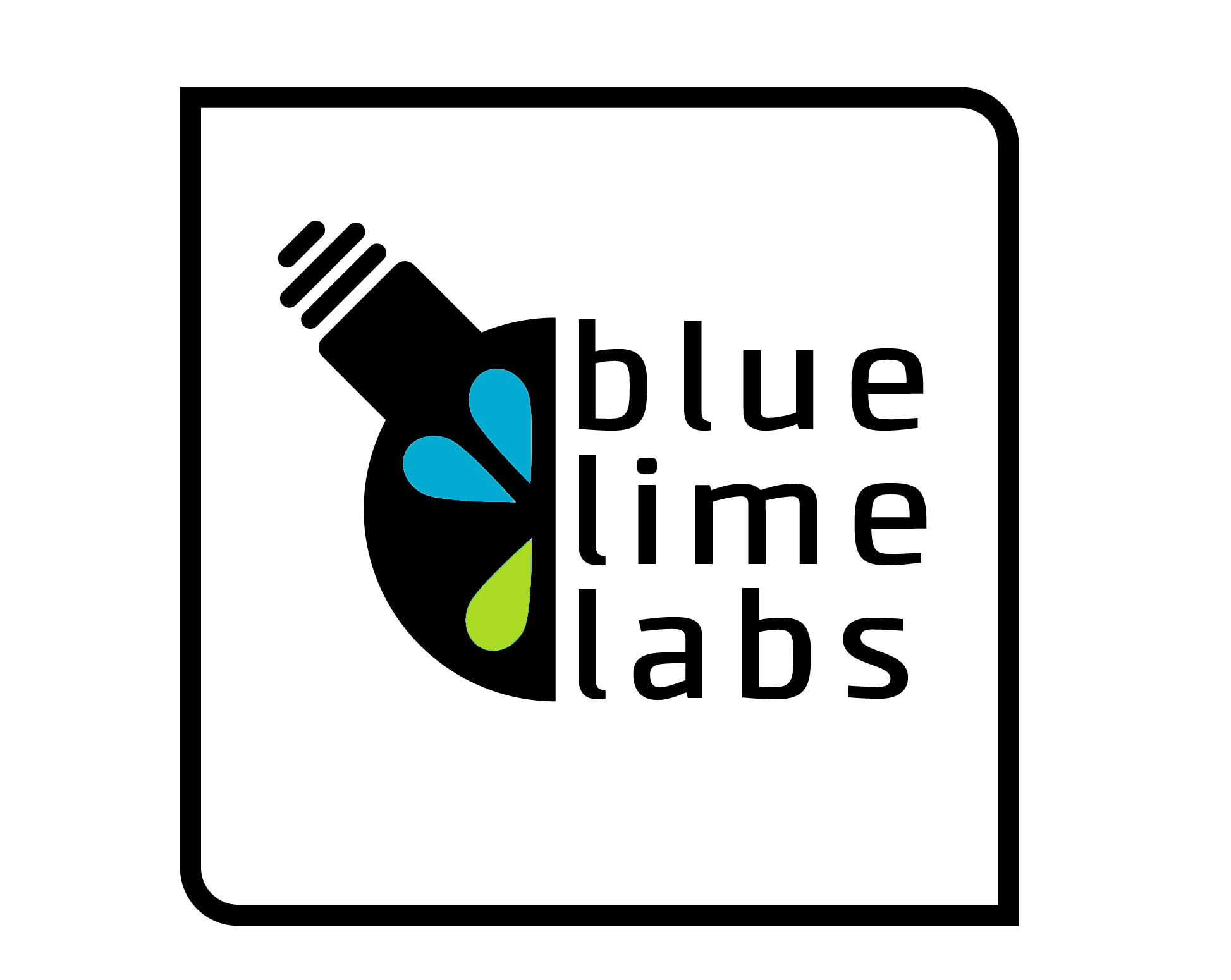 Lime and Blue Logo - Connect