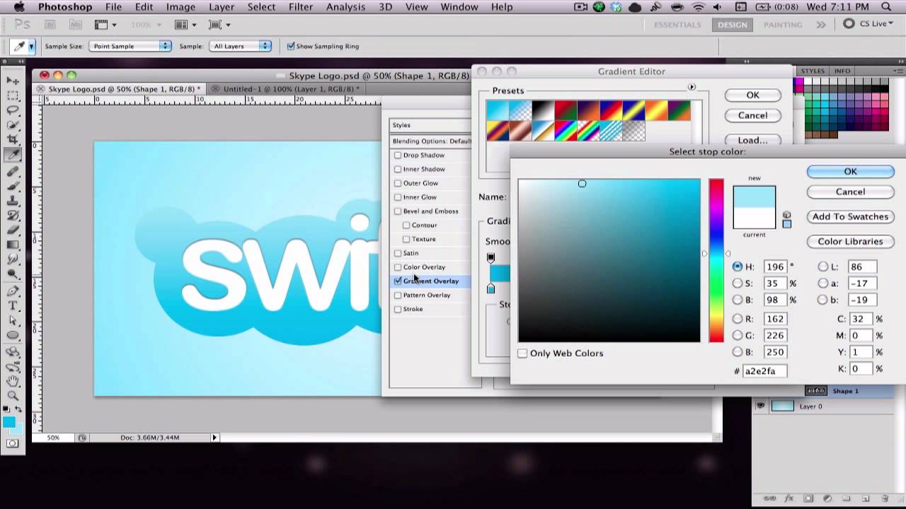Current Skype Logo - Making the Skype Logo - Photoshop CS5 - YouTube