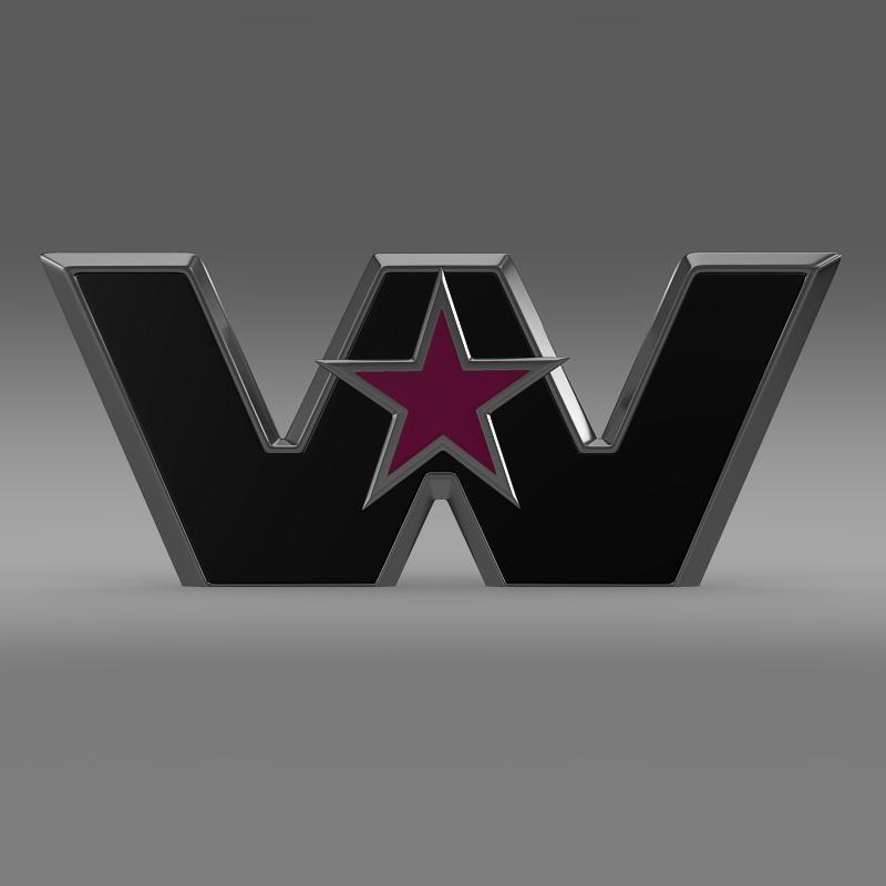 Western Star Logo - 3D Western Star Logo | CGTrader
