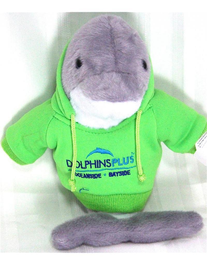 Lime and Blue Logo - Toys & Plush Hoodie Dolphin Lime With Blue Logo