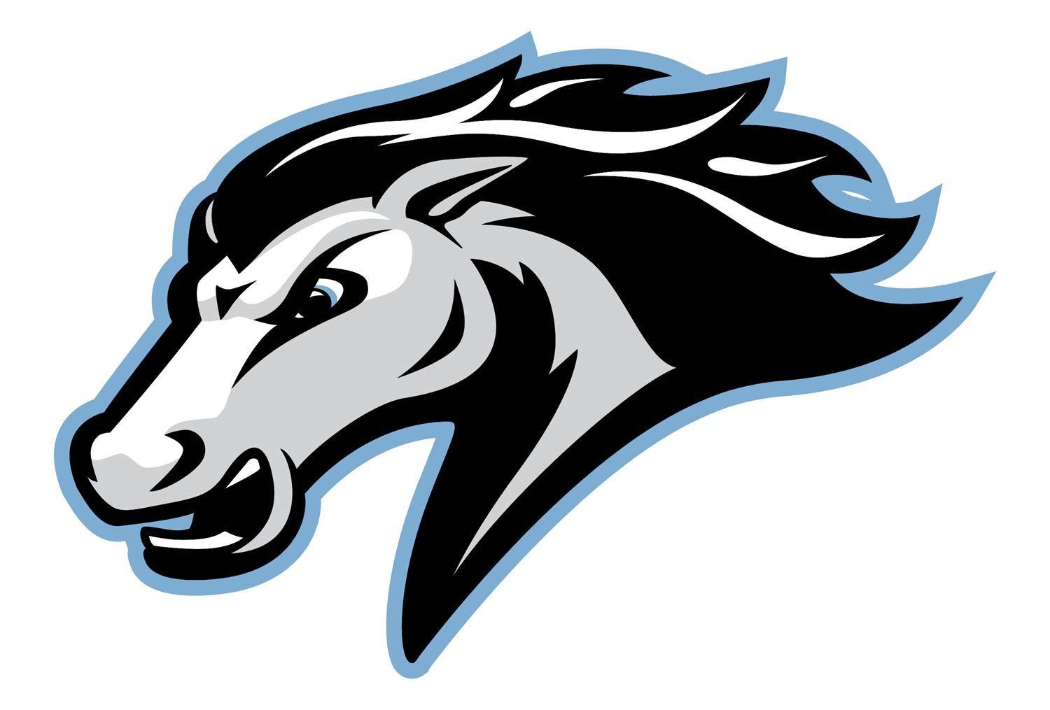 Horse Football Logo - Football High School, Oregon