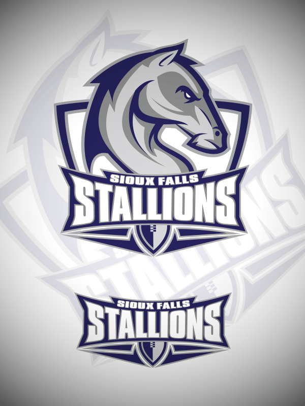 Horse Football Logo - Sioux Falls Stallions on Behance | Mascot Branding And Logos | Logos ...