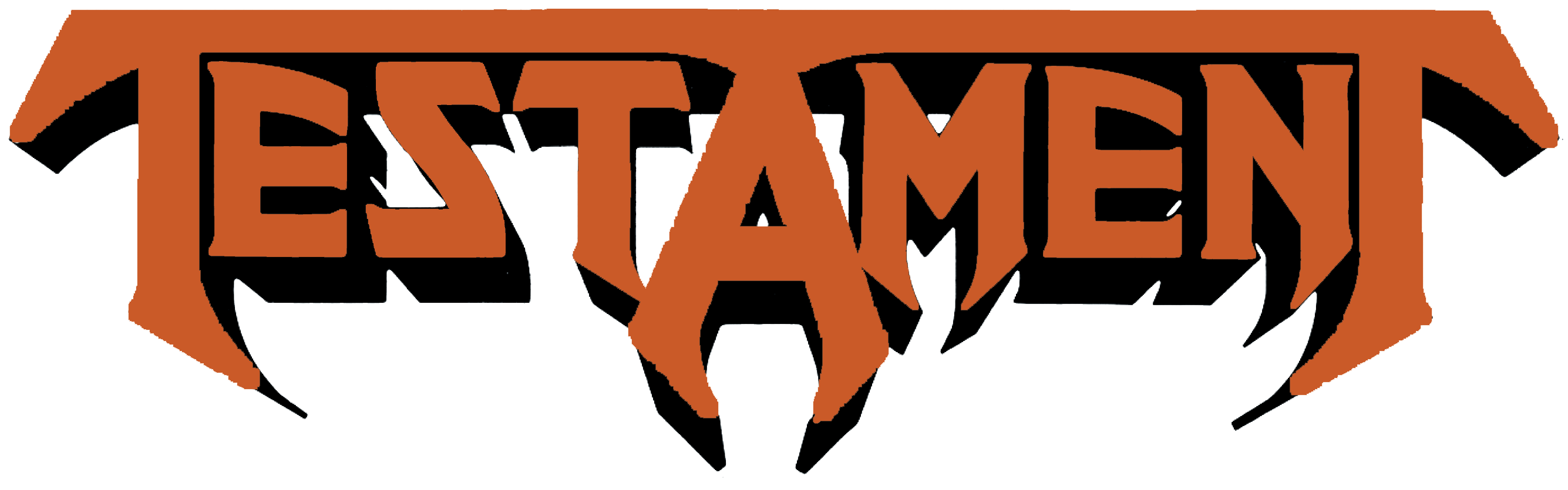 Testament Logo - testament-logo-orange-3 - HEAVY Digital Magazine