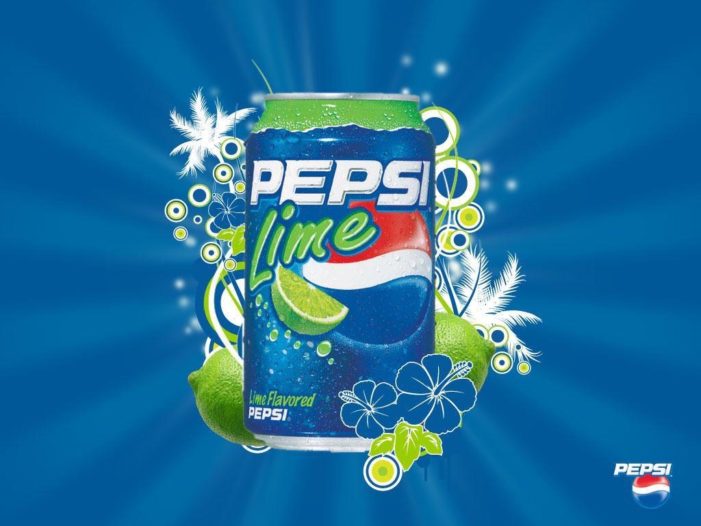Lime and Blue Logo - Pepsi Lime
