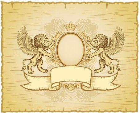 2 Lions and Crown Logo - Lion crown free vector download (1,469 Free vector) for commercial ...