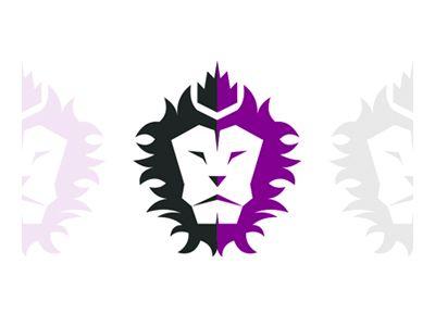 2 Lions and Crown Logo - lion head or 2 lions face to face? by Alex Tass, logo designer