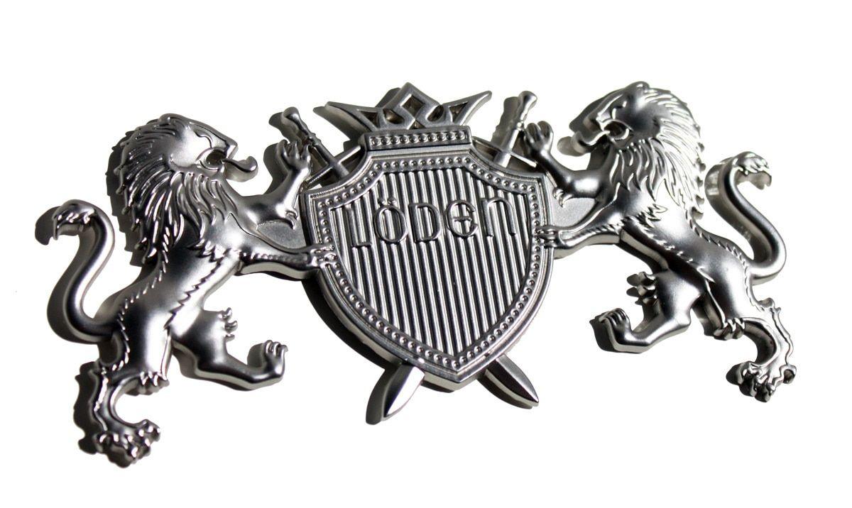 2 Lions and Crown Logo - Hyundai Elantra Santa Fe Azera Sonata Genesis Tucson Veloster Coat ...