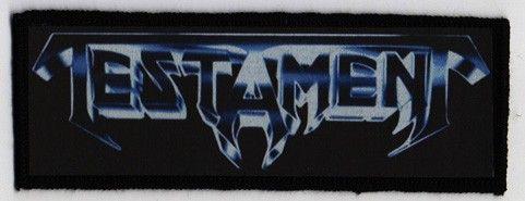 Testament Logo - Testament printed patch Mad Printing