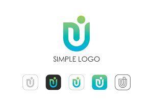 I Want U Logo - 75 Linear Logo Templates ~ Logo Templates ~ Creative Market