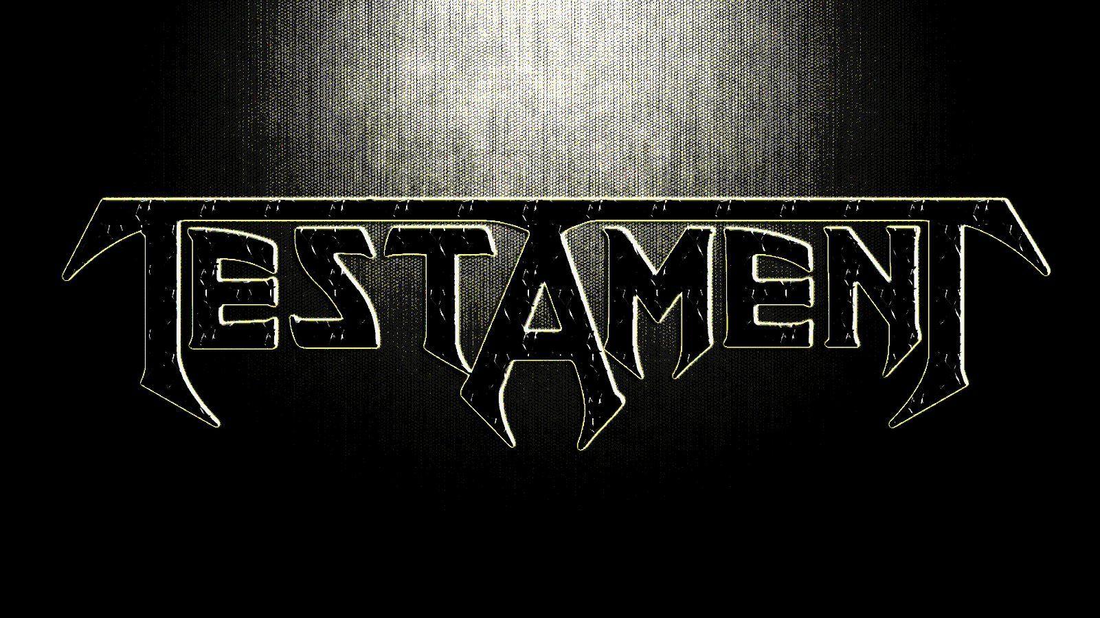 Testament Logo - Wallpaper : testament, logo, thrash metal, metal band 1601x900