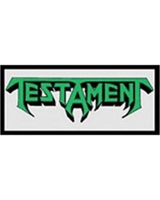 Testament Logo - BIG Deal on Testament - Logo - Iron on or Sew on Embroidered Patch ...