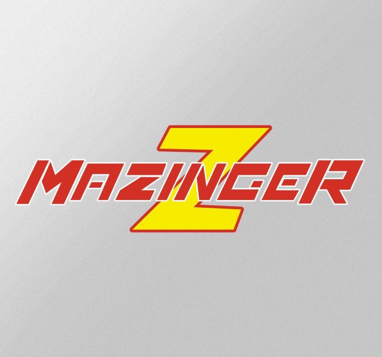 Mazinger Z Logo - Adhesivo logo Mazinger Z