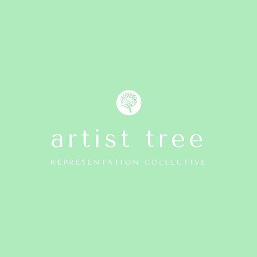 Green Tree Circle Logo - Simple Green Tree Art & Design Logo