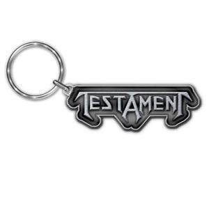 Testament Logo - Testament Logo Keyring Official Keychain Key Ring Thrash Metal Band ...