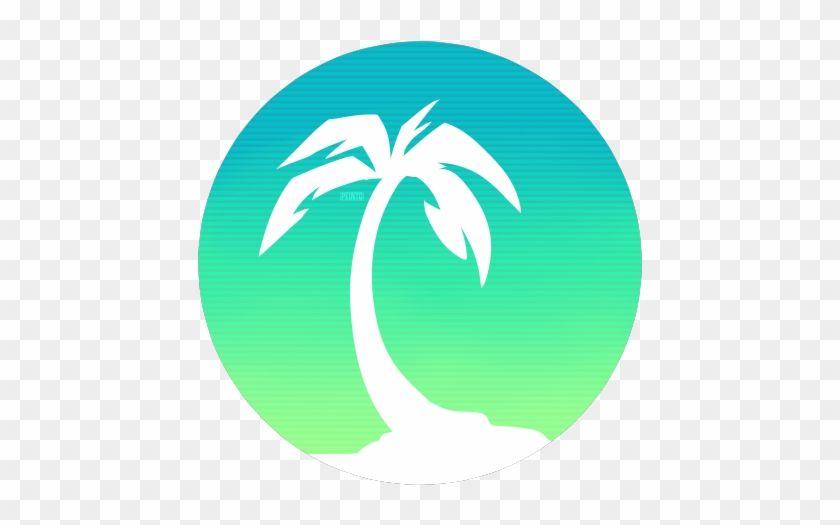 Palm Tree Circle Logo - Palm Trees - Circle Palm Tree Png - Free Transparent PNG Clipart ...