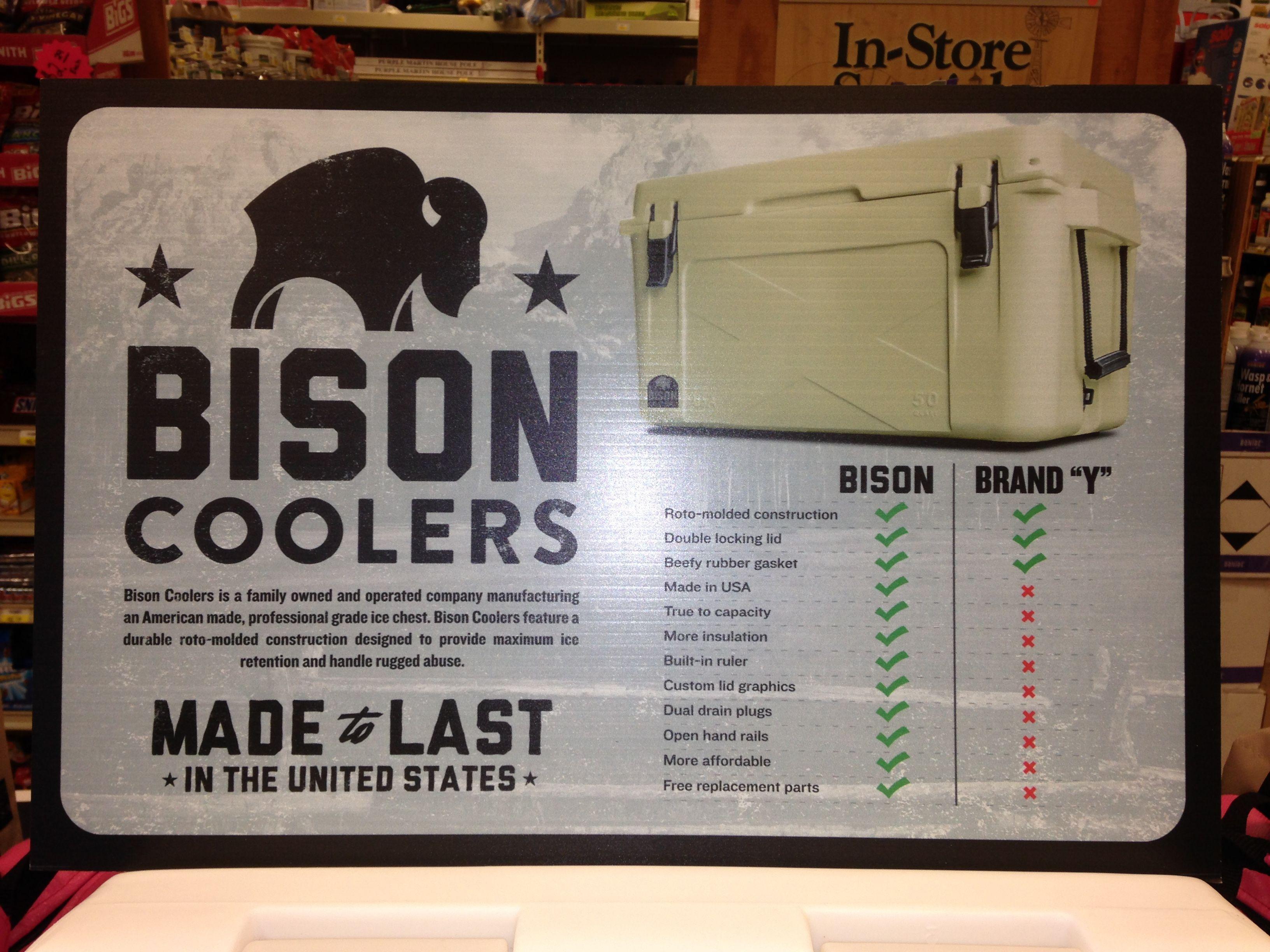 Bison Coolers Logo - New Bison Coolers - Bar None Country Store