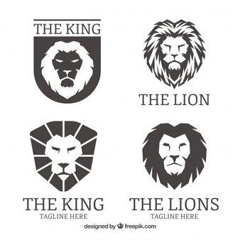 2 Lions and Crown Logo - Lion Vectors, Photo and PSD files
