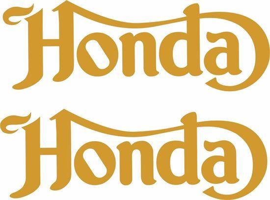 Vintage Honda Logo - Zen Graphics - Honda Vintage / Classic / Cafe racer Decal / Sticker