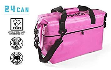 Bison Coolers Logo - 24 Can Softpak Cooler by Bison Coolers (Pink): Amazon.co.uk: Garden ...