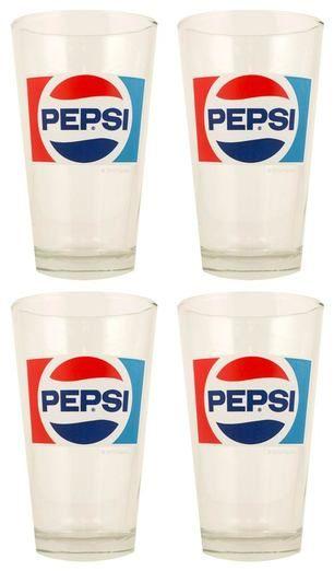 Pepsi 1971 Logo - Pepsi 1971 Logo Pint Glass Set of Four. Throwback Pepsi...mmmmmm ...