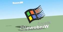 Microsoft Windows 95 Logo - download microsoft windows logo 3D models・3Dwarehouse
