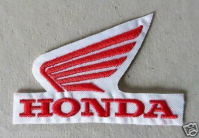 Vintage Honda Logo - VINTAGE SEW ON PATCH Honda Logo Red On White $14.99