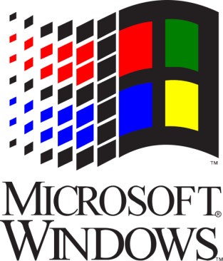 Microsoft Windows 95 Logo - Microsoft Windows (3.1) 1992 Logo | Computers #34 | Microsoft ...