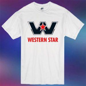 Western Star Logo - New Western Star Famous Truck Company Logo Men's White T Shirt Size