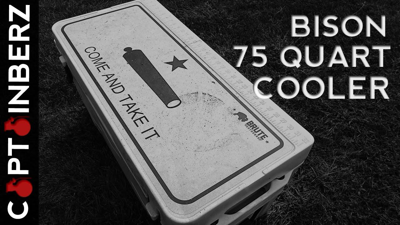 Bison Coolers Logo - Bison Coolers: 75 Quart Cooler (USA Made!) - YouTube