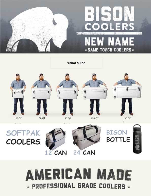 Bison Coolers Logo - Bison Coolers