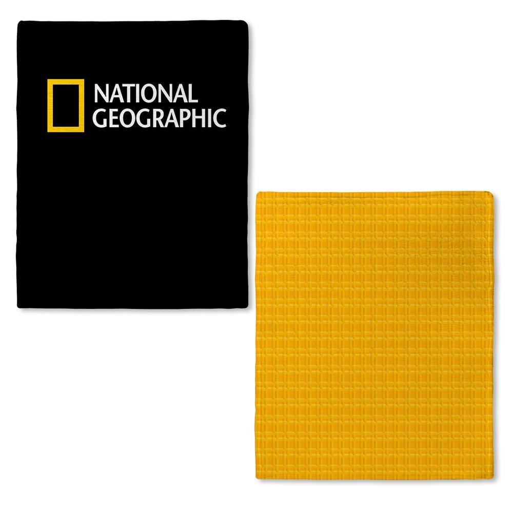 Nationalgeographic.com Logo - National Geographic Logo Fleece Blanket